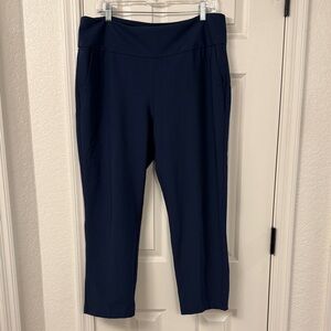 adidas Women's Dark Blue Cropped Pants Golf